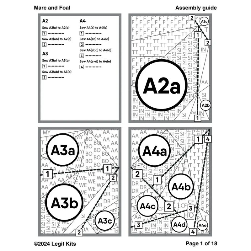 Mare & Foal Pattern PT062