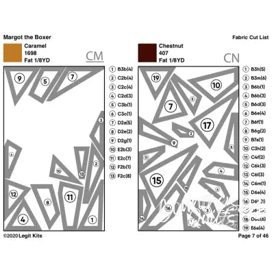 Margot the Boxer Pattern