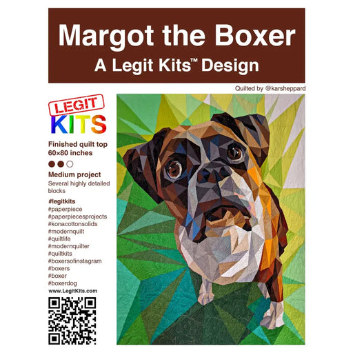 Margot the Boxer Quilt Kit QK003