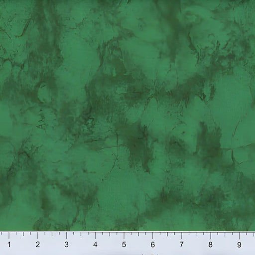 Mottled emerald green marbled fabric from Marshall Dry Goods Marble collection
