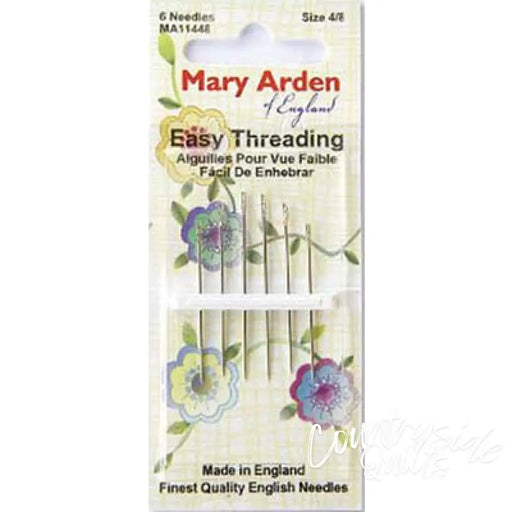 Mary Arden Easy Threading Needles size 4/8 MA114-48