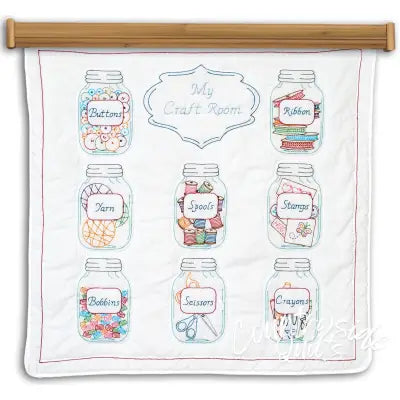 Mason Jars Wall Quilt