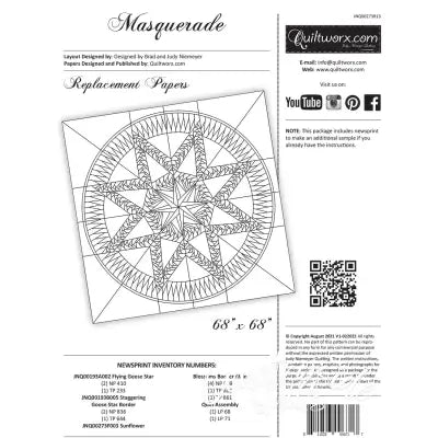 Masquerade Replacement Papers