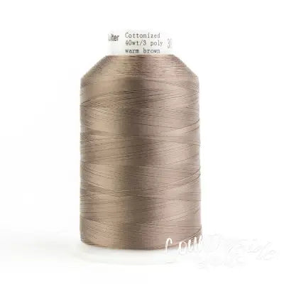 Master Quilter Soft Polyester 40wt 2743m Warm Brown