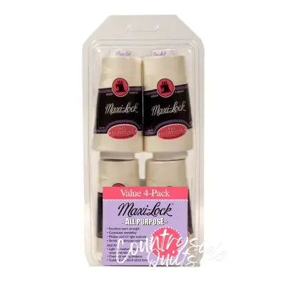 Maxi-Lock All Purpose Thread Set 4pk Eggshell