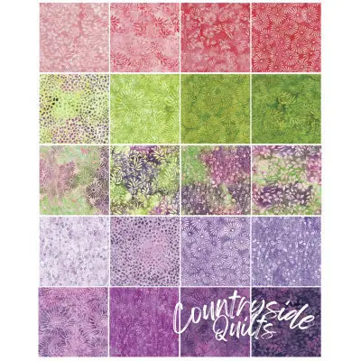 Meadow Hues 10in Squares (42pc x 20 colors)