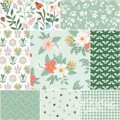 Meadow Moments 1 Yard Bundle Mint, 8pcs
