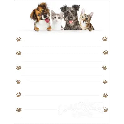 Memo Pad Pets 4-1/2in x 5-1/2in