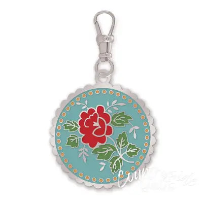 Lori Holt Mercantile Enamel Happy Charm Rose