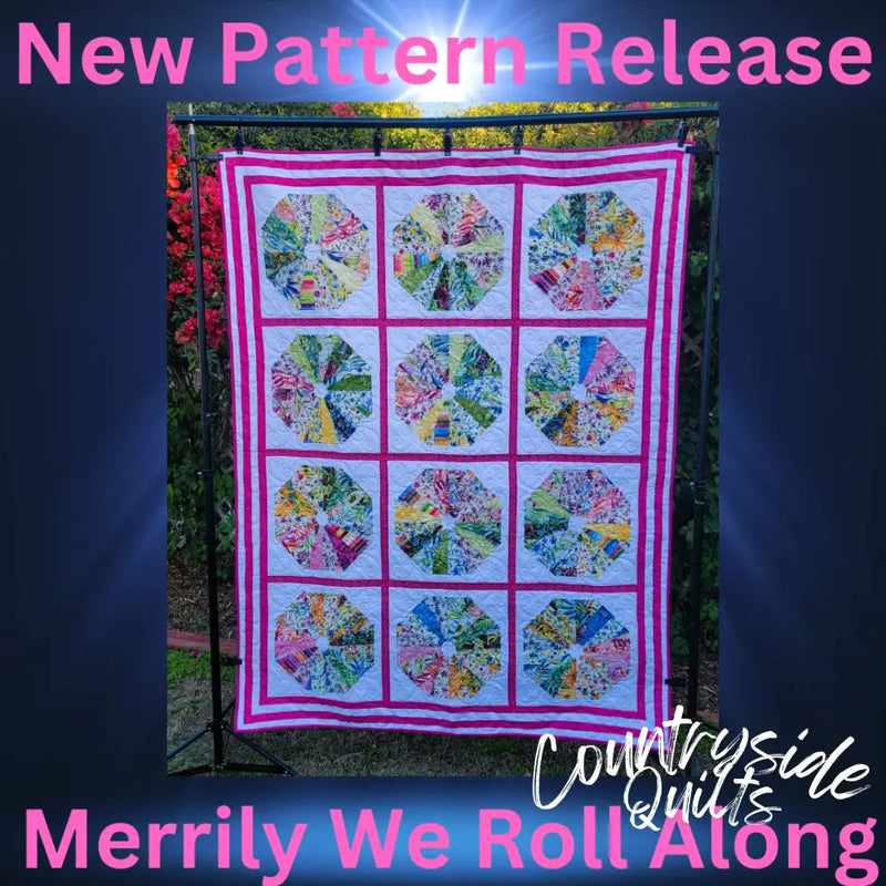 MERRILY WE ROLL ALONG QUILT PATTERN Quilt Pattern