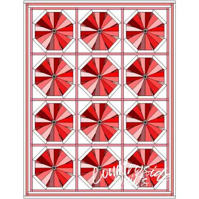 MERRILY WE ROLL ALONG QUILT PATTERN
