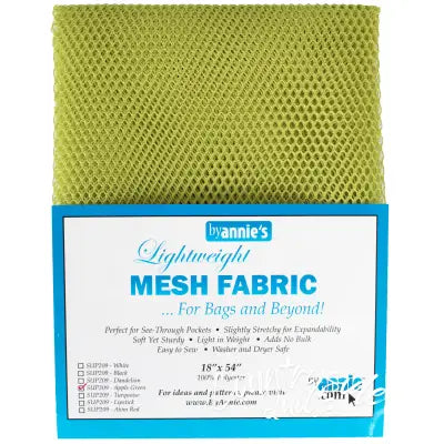 Mesh Lite Weight Apple Green 18in x 54in