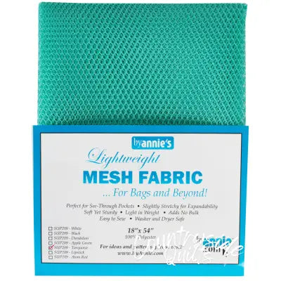 Mesh Lite Weight Turquoise 18in x 54in