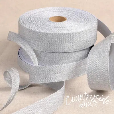 Metalized Webbing Silver 1-3/16in x 22yds
