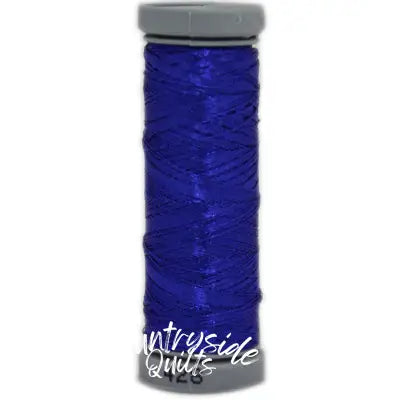 Metallic Thread 1 ply 50 meters Electric Blue