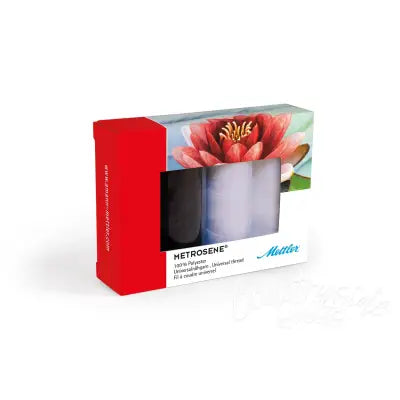 Metrosene Thread Set 4 Spools Black and White