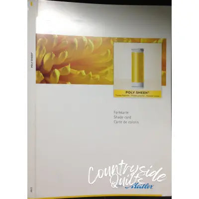 Mettler Poly Sheen Color Card