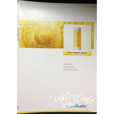 Mettler Poly Sheen Multis Color Card
