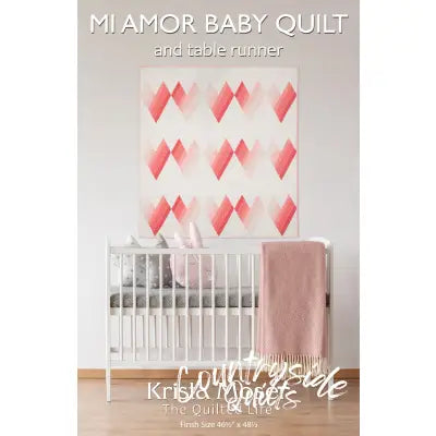 Mi Amor Baby Quilt & Table Runner