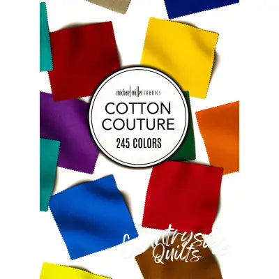 Michael Miller Cotton Couture Soilds Sample Card