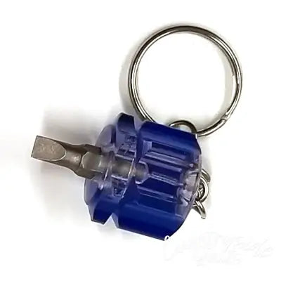 Micro Flathead Screwdriver With Keychain