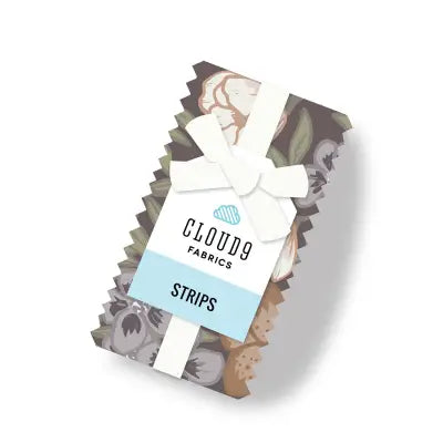Midwinter Memories Strips organic cotton