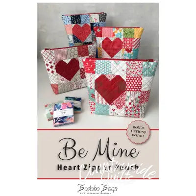 Be Mine Heart Zipper Pouch