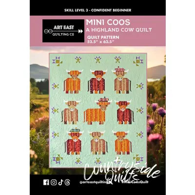 Mini Coos A Highland Cow Quilt Pattern