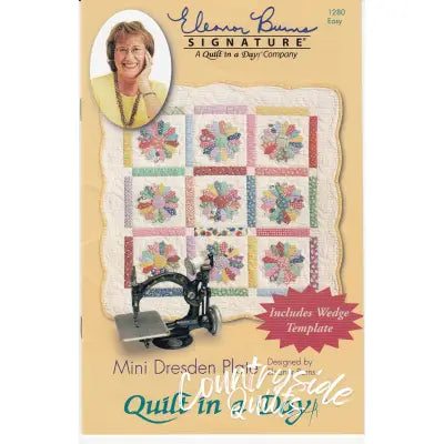 Mini Dresden Plate with Template