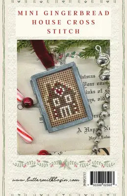Mini Gingerbread House Cross Stitch