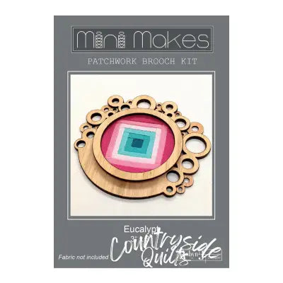 Mini Makes Brooch Circle Eucalypt