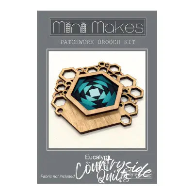 Mini Makes Brooch Hex Eucalypt