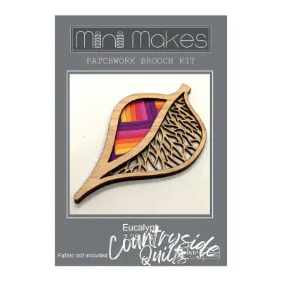 Mini Makes Brooch Leaf Eucalypt