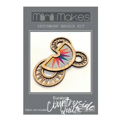 Mini Makes Brooch Moon Eucalypt