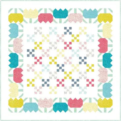 Mini Pops Flower Patch Quilt Kit