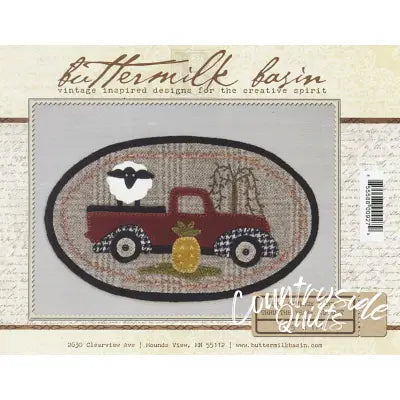 Mini Vintage Truck Thru The Year - August 6-1/2in x 11in