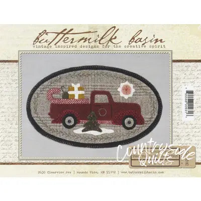 Mini Vintage Truck Thru The Year - December 6-1/2in x 11in