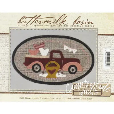 Mini Vintage Truck Thru The Year - February 6-1/2in x 11in