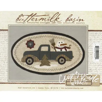 Mini Vintage Truck Thru The Year - January 6-1/2in x 11in