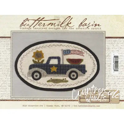 Mini Vintage Truck Thru The Year - July 6-1/2in x 11in