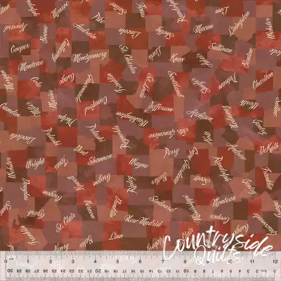 Missouri Shop Hop 2024 Counties Map Barn Red 54171-5