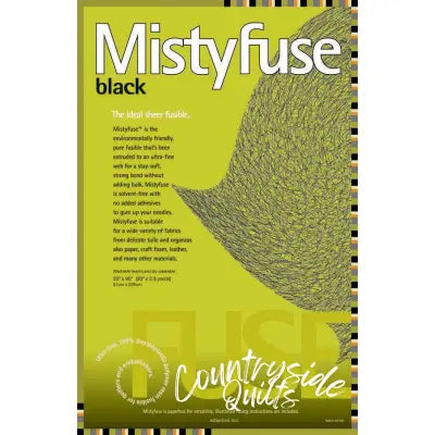 Mistyfuse Black 20in x 90in
