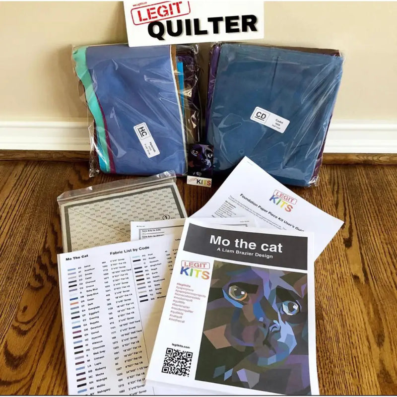 Mo the Cat Quilt Kit QK005