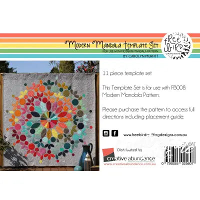 Modern Mandala Acrylic Template Set