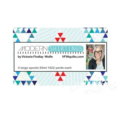 Modern Shirtings by Victoria Findlay Wolfe 50wt 4 Large Spools