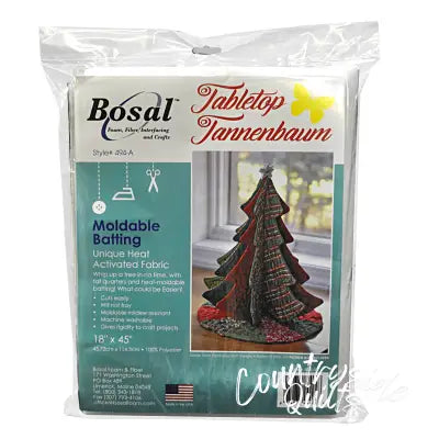 Moldable Batting for Tabletop Tannenbaum