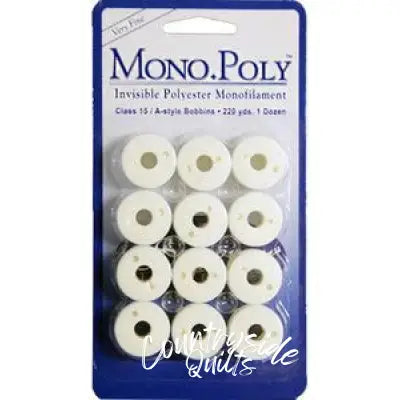 MonoPoly Clear Prewound Bobbins