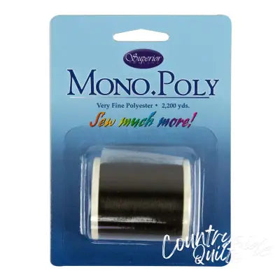 MonoPoly Invisible Polyester Thread .004in 2200yds Smoke