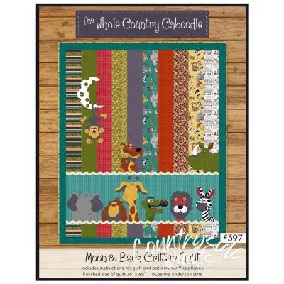 Moon and Back Critter Quilt