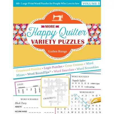 More Happy Quilter Variety Puzzle